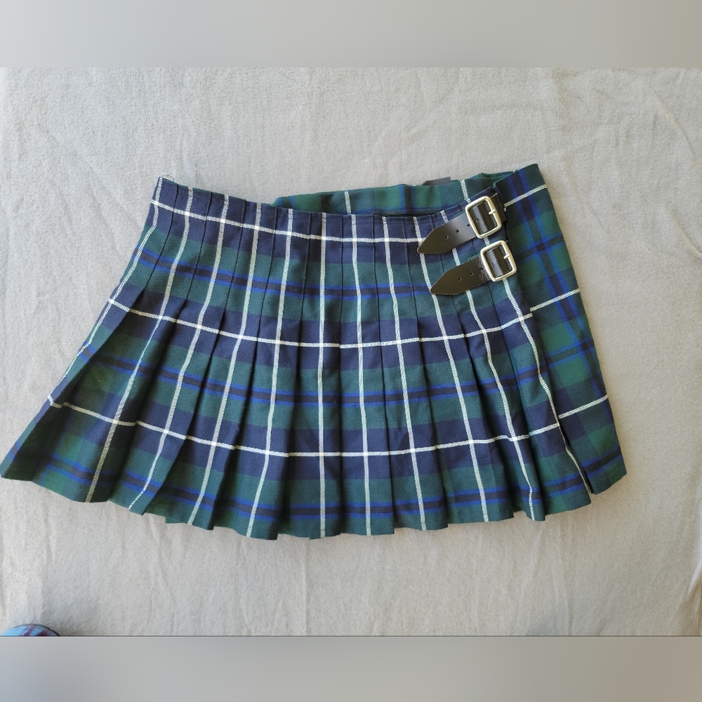 USA Mini Kilt, Womens, Douglas Mod Tartan, 40 inch waist,  custom made